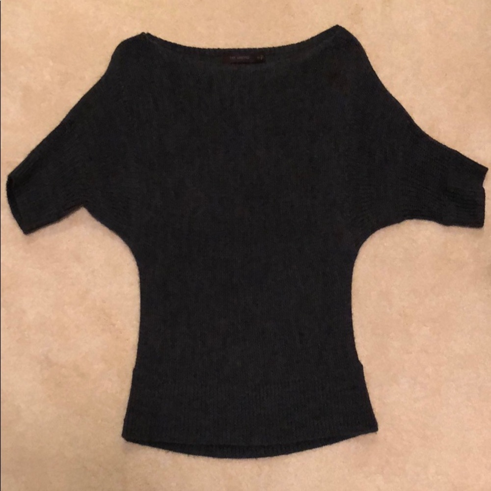 Limited knit drop sleeve sweater